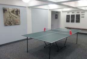 Casa Pacifica Senior Apartment Homes Lifestyle - Game Area Ping Pong Table