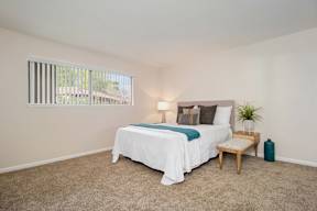 Table Lamp In Bedroom at Wilbur Oaks Apartments, Thousand Oaks, CA, 91360