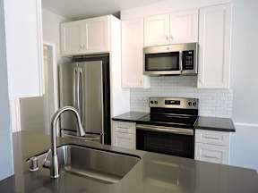 New kitchen cabinets and appliances