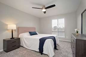 Comfortable Bedroom at Los Robles Apartments, Pasadena, California