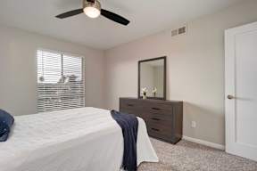 King-Sized Bedrooms at Los Robles Apartments, Pasadena