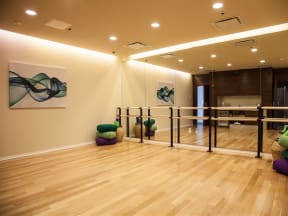 brand new yoga studio featuring Fitness on Request at Catalyst, Chicago, IL,60661