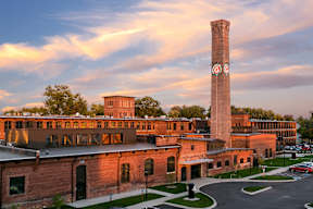 Underhill Associates-Germantown Mill Lofts-Exterior Sunset View
