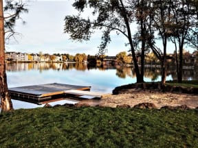 Lake With Lush Natural Surrounding at Edgewater Apartments, Boise, 83703