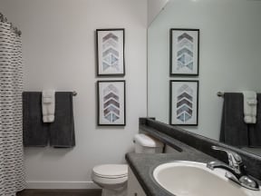 Luxurious Bathrooms at Edgewater Apartments, Boise, ID