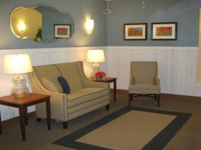 Beautifully Furnished Living Room at Highlands at River Crossing Sitting Area, Wisconsin 54986