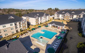 Aerial View of West End at Fayetteville in Fayetteville, NC