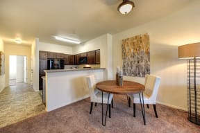 Dining and Kitchen l Eaton Village Apartments in Chico CA 