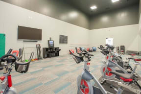 Gym with Fitness equipment Apartments in Pittsburg, CA l Kirker Creek Apartments