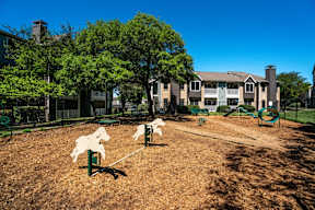 resident dog park in apartments near the domain