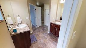 master bathroom, double vanity