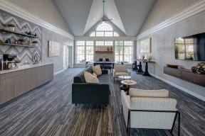 Carol Stream Crossing's spacious community clubhouse