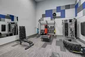 Carol Stream Crossing's on-site fitness center