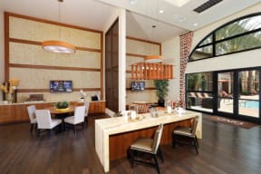 a restaurant or other place to eat at homewood suites by hilton las vegas