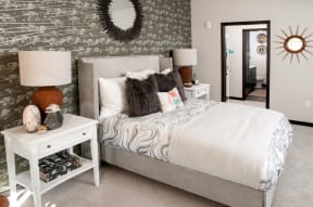 Bedroom with Berber Designer Carpet at The Shoreham, St. Louis Park, MN 55416