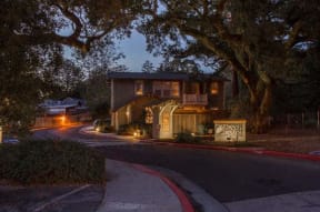 Evening View of Property Entrance