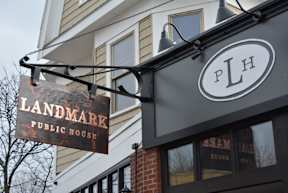 Next to Adams Village is The Landmark Public House