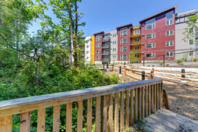Outdoor Walking Path at Avaya Ridge Apartments, Renton, 98055