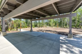Outside Rest Area at Avaya Ridge Apartments, Renton
