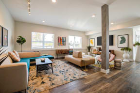 Community Room at Avaya Ridge Apartments, Renton, WA, 98055