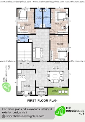 first floor plan the house designers hub