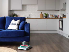 Lounge and kitchen