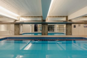 the indoor swimming pool at the invercauld arms hotel