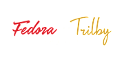 The image features the names "Fedora" and "Trilby" in different fonts and colors, with "KOREATOWN" written below them.