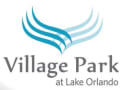 a logo for village park at lake orlando