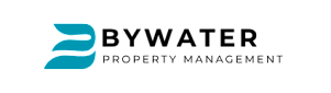 The image is a logo for a company named Bywater Property Management.