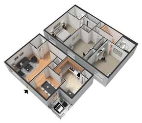 Floor Plan The Walnut TH