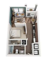 becker floor plan at linden on the greeneway luxury apartments orlando florida