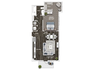 A10A Floor Plan at La Unión, Tampa