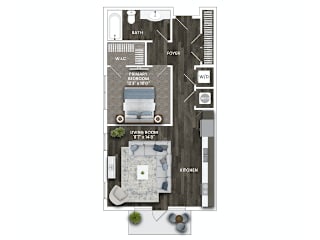 A7A Floor Plan at La Unión, Tampa, FL