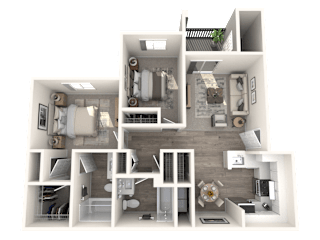 2 bed 2 bath B at Sterling Point Apartment Homes, Phoenix, AZ