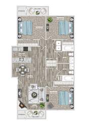 oleander1 Renovated Floor Plan at St. Andrews Reserve, Wilmington, NC