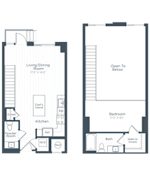 floor plan at Highgate at the Mile, McLean Virginia