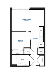 1 bed 1 bath E at Coda at Bryant Street, Washington DC