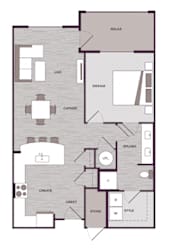 A5M Floor Plan at The Aster Cary, Cary, 27519