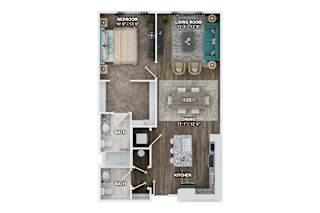 A6A Floor Plan at Fairmont at South Lake, Bowie, 20716