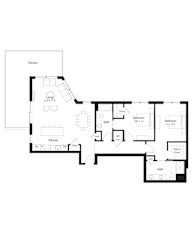 PH4 Floor Plan at Rialto, Washington, Washington