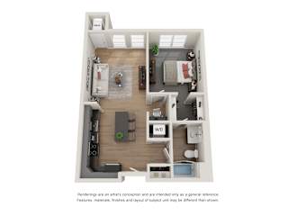 Curve Floorplan at Maven Apartments, MN 55337