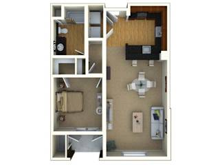 Plan 1 floor plan.