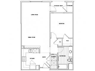 Plan 1 floor plan.