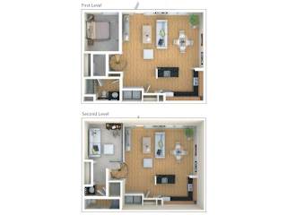 Plan 3 floor plan.