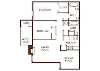 Two Bedroom Two Bathroom