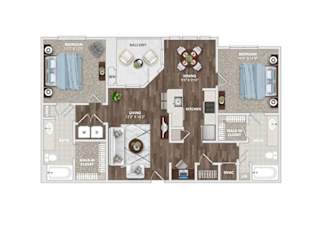Murray Floor Plan at Residence at Marina Bay, Irmo, SC