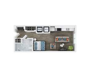 Foxtail Floor Plan at The Palms 1101, Columbia