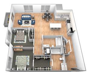 Caribou River Floor Plan at Shakopee Flats, Shakopee, MN, 55379