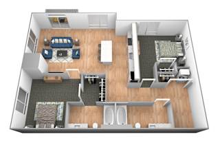 Gooseberry River Floor Plan at Shakopee Flats, Shakopee